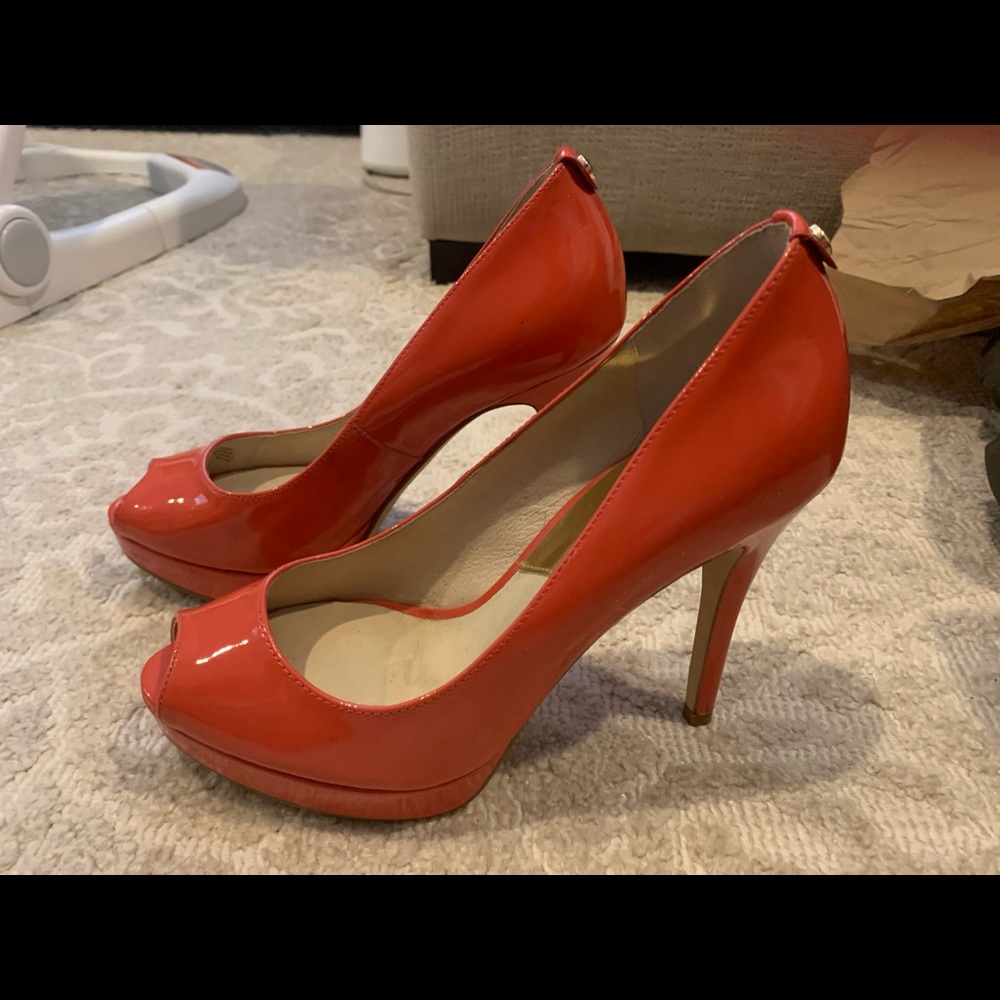 Michael Kors Peep Toe Platforms